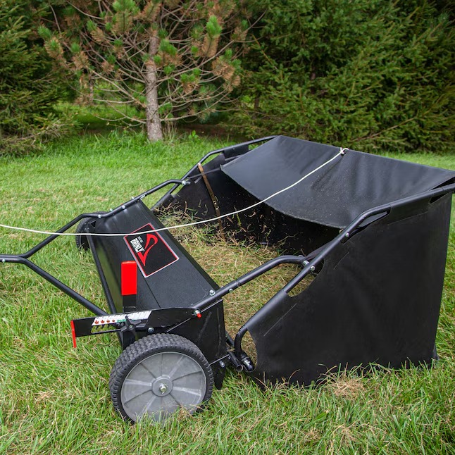 Brinly LS2-54BH-G 54-Inches 31-Cu. Feet Tow Lawn Sweeper8_11zon