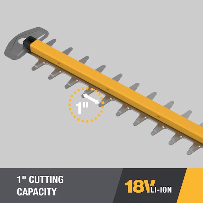 CAT 18-volt 22-in Battery Hedge Trimmer 4 Ah (Battery and Charger Included)8_11zon