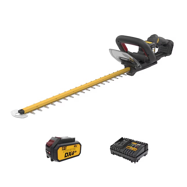 CAT 18-volt 22-in Battery Hedge Trimmer 4 Ah (Battery and Charger Included)_11zon CAT DG220 18-volt 22-in Battery Hedge Trimmer 4 Ah (Battery and Charger Included)