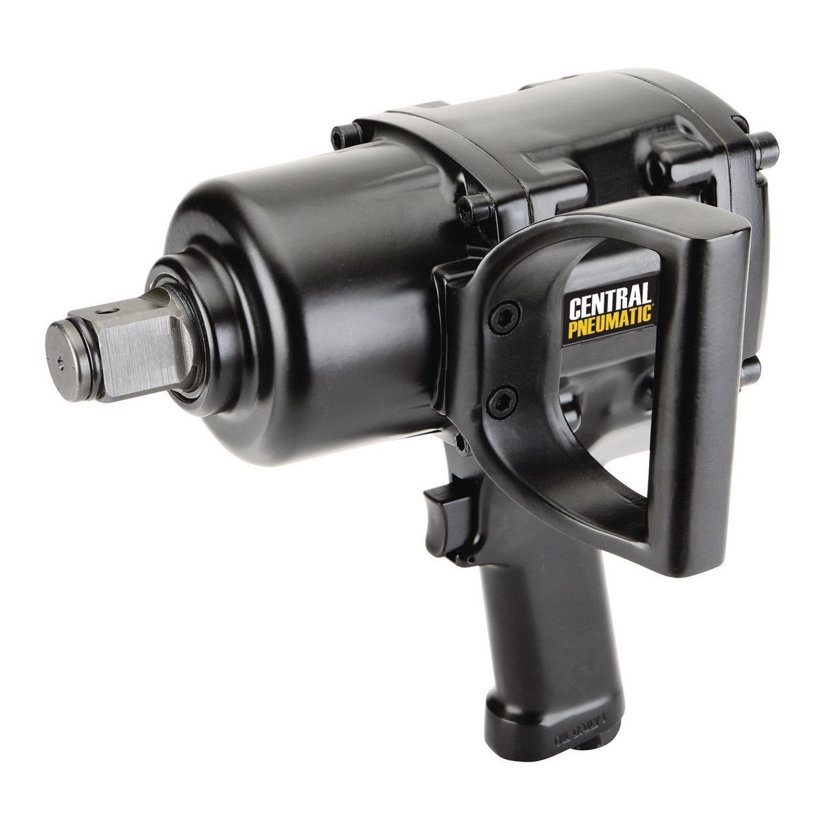 CENTRAL PNEUMATIC 1 in. Pistol Grip Air Impact Wrench, Twin Hammer, 1500 ft. lbs. CENTRAL PNEUMATIC 1 in. Pistol Grip Air Impact Wrench, Twin Hammer, 1500 ft. lbs.