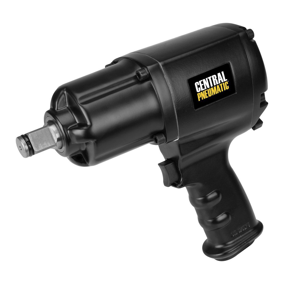 CENTRAL PNEUMATIC 3 4 in. Cast Aluminum Air Impact Wrench, Twin Hammer, 1000 ft. lbs. CENTRAL PNEUMATIC 3/4 in. Cast Aluminum Air Impact Wrench, Twin Hammer, 1000 ft. lbs.