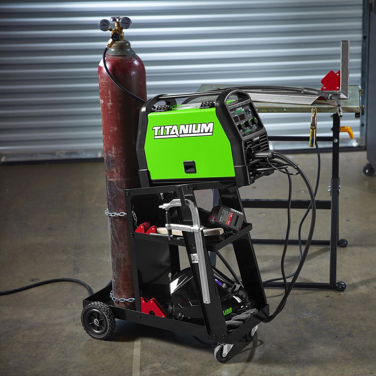 CHICAGO ELECTRIC 100 lb. Capacity Welding Cart6