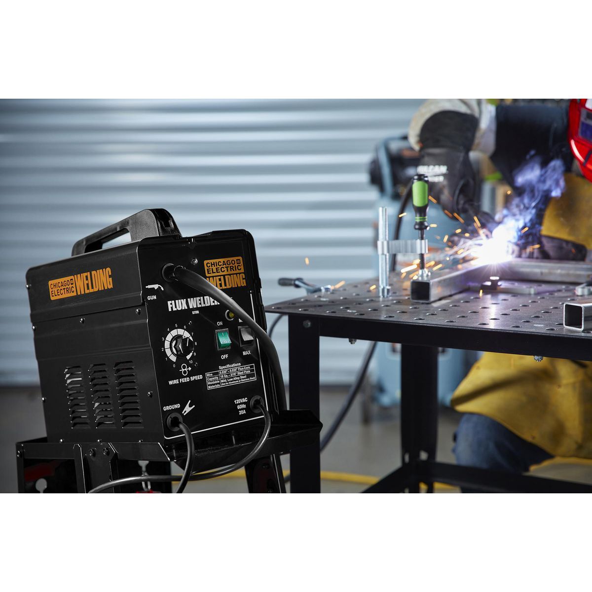 CHICAGO ELECTRIC Flux 125 Welder5