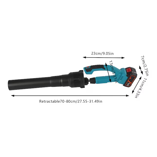 CNCEST OT-ZJGJ-5313 20-volt 160-CFM 85-MPH Battery Handheld Leaf Blower 0.45 Ah (Battery and Charger Included)6_11zon