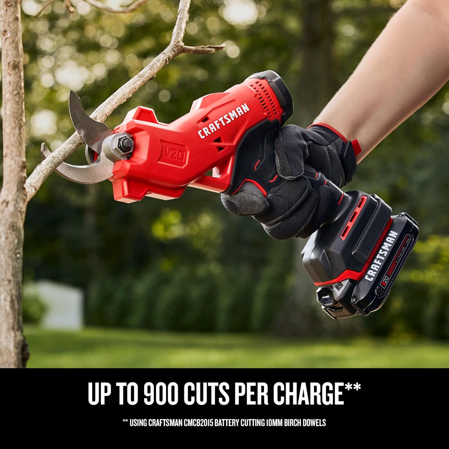 CRAFTSMAN 20V MAX Cordless Electric Pruner, Battery & Charger Included (CMCPR320C1)5