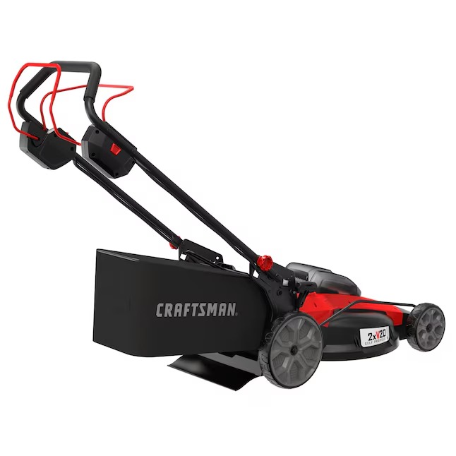 CRAFTSMAN CMCMWSP220P2 Self-Propelled Cordless Mower 20-volt 20-in Cordless Self-propelled Lawn Mower 5 Ah (2-Batteries and Charger Included)01_11zon