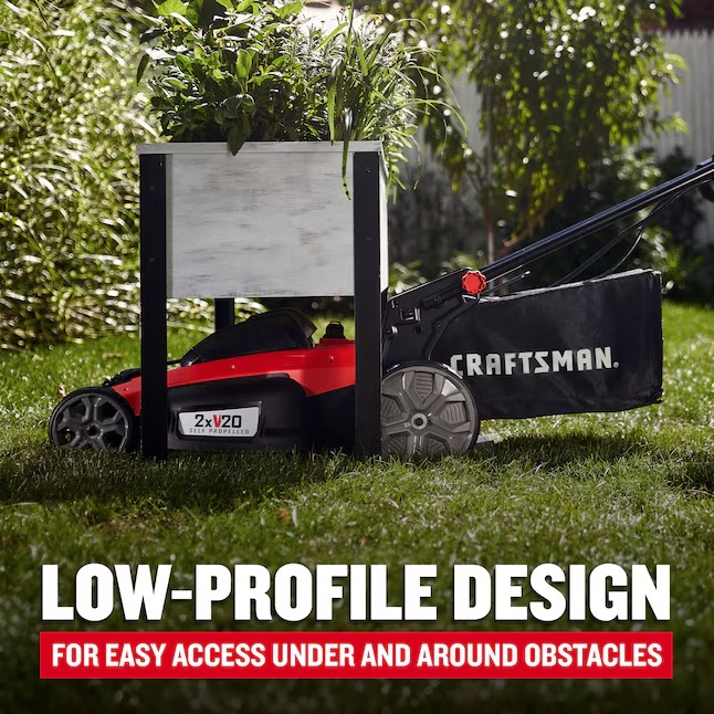 CRAFTSMAN CMCMWSP220P2 Self-Propelled Cordless Mower 20-volt 20-in Cordless Self-propelled Lawn Mower 5 Ah (2-Batteries and Charger Included)5_11zon