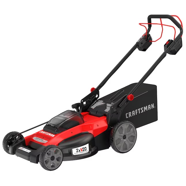 CRAFTSMAN CMCMWSP220P2 Self-Propelled Cordless Mower 20-volt 20-in Cordless Self-propelled Lawn Mower 5 Ah (2-Batteries and Charger Included)_11zon CRAFTSMAN CMCMWSP220P2 Self-Propelled Cordless Mower 20-volt 20-in Cordless Self-propelled Lawn Mower 5 Ah (2-Batteries and Charger Included)