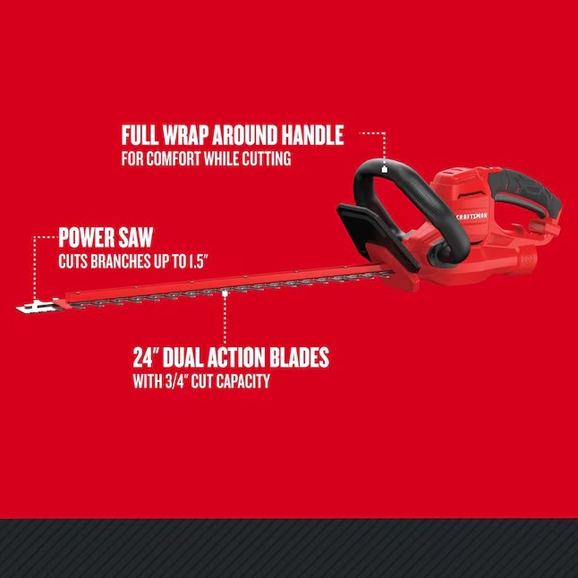 CRAFTSMAN CMEHTS8022 22-in Corded Electric Hedge Trimmer1_11zon