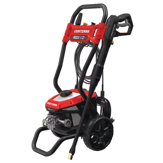 CRAFTSMAN CMEPW1900VA 1900-PSI 1.2-GPM Cold Water Electric Pressure washer with 3 Spray Tips and Surface Cleaner14_11zon