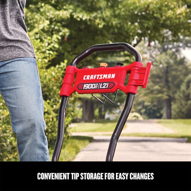 CRAFTSMAN CMEPW1900VA 1900-PSI 1.2-GPM Cold Water Electric Pressure washer with 3 Spray Tips and Surface Cleaner3_11zon