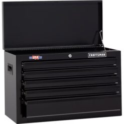 CRAFTSMAN CMST22654BK 1000 Series 26-in W x 17.25-in H x 12-in D 5 -Drawer Steel Tool Chest ( Black )