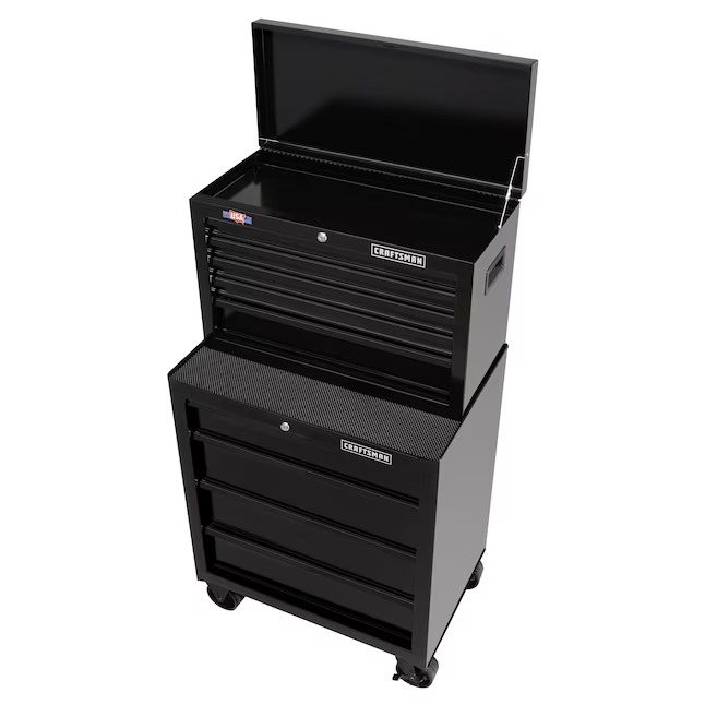 CRAFTSMAN CMST22741BK 1000 Series 26.5-in W x 32.5-in H 4 -Drawer Steel Rolling Tool Cabinet ( Black )17_11zon