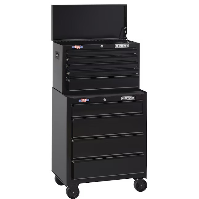 CRAFTSMAN CMST22741BK 1000 Series 26.5-in W x 32.5-in H 4 -Drawer Steel Rolling Tool Cabinet ( Black )19_11zon