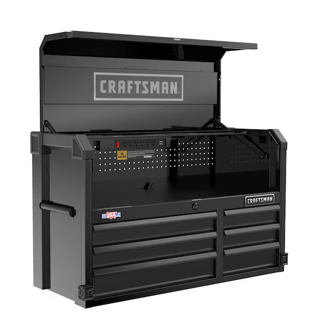 CRAFTSMAN CMST98259BK Premium 2000 Series 40.5-Inches W x 24.5-Inches H x 16-Inches D 6 -Drawer Steel Tool Chest ( Black )15_11zon