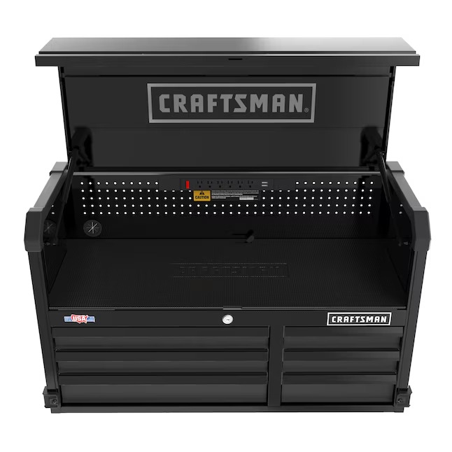 CRAFTSMAN CMST98259BK Premium 2000 Series 40.5-Inches W x 24.5-Inches H x 16-Inches D 6 -Drawer Steel Tool Chest ( Black )187_11zon