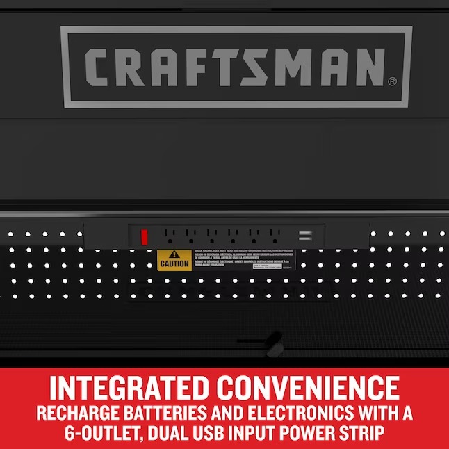 CRAFTSMAN CMST98259BK Premium 2000 Series 40.5-Inches W x 24.5-Inches H x 16-Inches D 6 -Drawer Steel Tool Chest ( Black )34_11zon