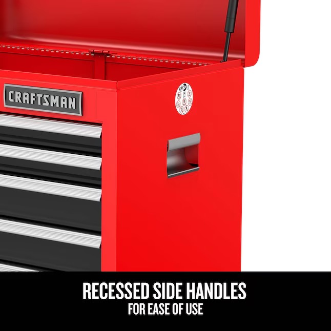 CRAFTSMAN CMST98263RB 2000 Series 26-Inches W x 19.75-Inches H x 16-Inches D 5 -Drawer Steel Tool Chest ( Red )5_11zon