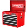 CRAFTSMAN CMST98263RB 2000 Series 26-Inches W x 19.75-Inches H x 16-Inches D 5 -Drawer Steel Tool Chest ( Red )