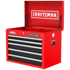 CRAFTSMAN CMST98263RB 2000 Series 26-Inches W x 19.75-Inches H x 16-Inches D 5 -Drawer Steel Tool Chest ( Red )