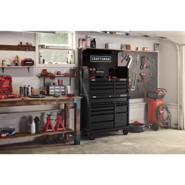 CRAFTSMAN CMST98264BK 2000 Series 26.5-Inches W x 34-Inches H 5 -Drawer Steel Rolling Tool Cabinet ( Black )11_11zon