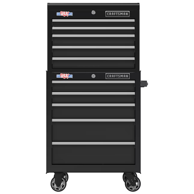 CRAFTSMAN CMST98264BK 2000 Series 26.5-Inches W x 34-Inches H 5 -Drawer Steel Rolling Tool Cabinet ( Black )8_11zon