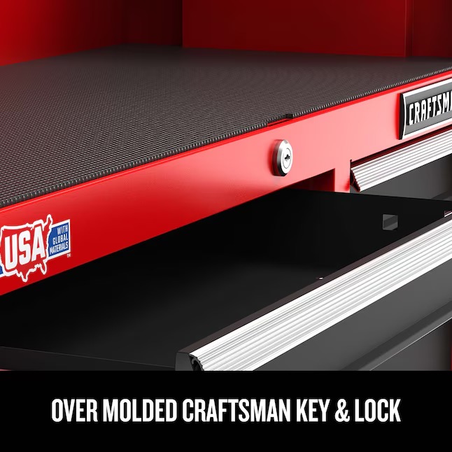 CRAFTSMAN CMST98267RB 2000 Series 26-Inches W x 24.7-Inches H x 16-Inches D 4 -Drawer Steel Tool Chest ( Red )90_11zon