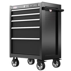 CRAFTSMAN CMST98268BK 2000 Series 26.5-Inches W x 37.5-Inches H 5 -Drawer Steel Rolling Tool Cabinet ( Black )