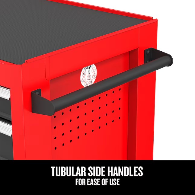 CRAFTSMAN CMST98268RB 2000 Series 26-Inches W x 36.5-Inches H 5 -Drawer Steel Rolling Tool Cabinet ( Red )7_11zon