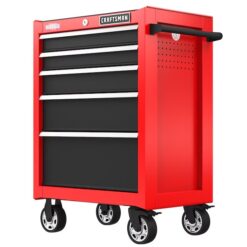 CRAFTSMAN CMST98268RB 2000 Series 26-Inches W x 36.5-Inches H 5 -Drawer Steel Rolling Tool Cabinet ( Red )