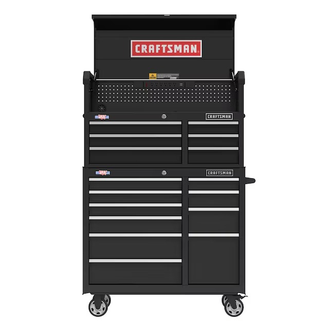 CRAFTSMAN CMST98269BK 2000 Series 40.5-Inches W x 24.7-Inches H x 16-Inches D 6 -Drawer Steel Tool Chest ( Black )12_11zon