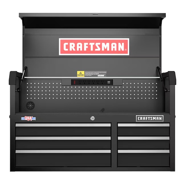 CRAFTSMAN CMST98269BK 2000 Series 40.5-Inches W x 24.7-Inches H x 16-Inches D 6 -Drawer Steel Tool Chest ( Black )6_11zon