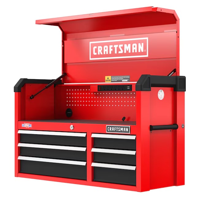 CRAFTSMAN CMST98269RB 2000 Series 41-Inches W x 24.7-Inches H x 16-Inches D 6 -Drawer Steel Tool Chest ( Red )_11zon CRAFTSMAN CMST98269RB 2000 Series 41-Inches W x 24.7-Inches H x 16-Inches D 6 -Drawer Steel Tool Chest ( Red )