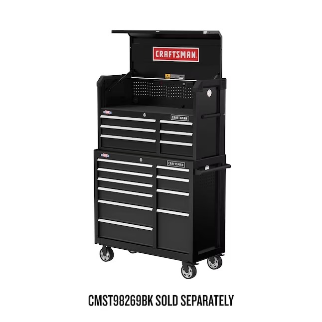 CRAFTSMAN CMST98270BK 2000 Series 41-Inches W x 37.5-Inches H 10 -Drawer Steel Rolling Tool Cabinet ( Black )4_11zon