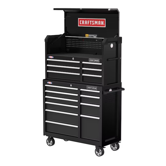 CRAFTSMAN CMST98270BK 2000 Series 41-Inches W x 37.5-Inches H 10 -Drawer Steel Rolling Tool Cabinet ( Black )89_11zon