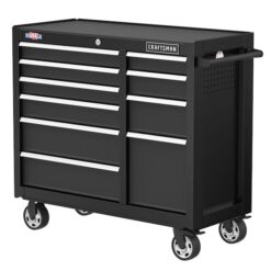 CRAFTSMAN CMST98270BK 2000 Series 41-Inches W x 37.5-Inches H 10 -Drawer Steel Rolling Tool Cabinet ( Black )