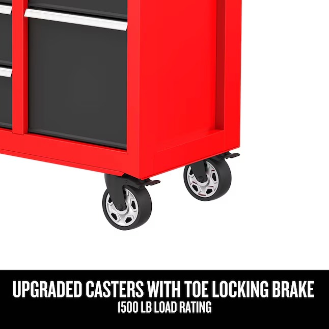 CRAFTSMAN CMST98270RB 2000 Series 41-Inches W x 37.5-Inches H 10 -Drawer Steel Rolling Tool Cabinet ( Red )2_11zon