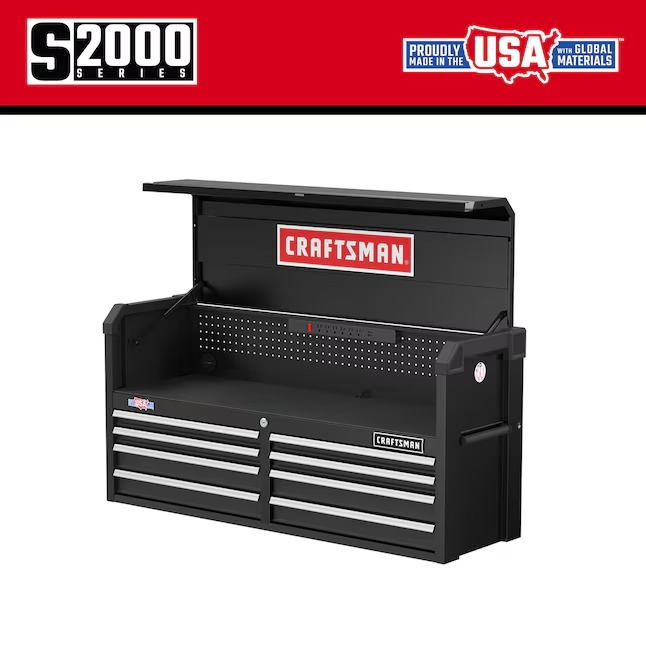 CRAFTSMAN CMST98272BK 2000 Series 51.5-Inches W x 24.7-Inches H x 16-Inches D 8 -Drawer Steel Tool Chest ( Black )233_11zon