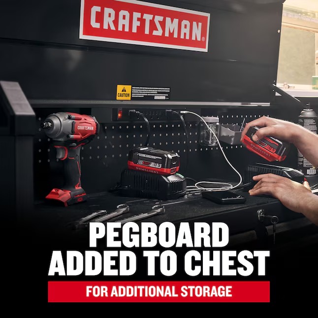 CRAFTSMAN CMST98272BK 2000 Series 51.5-Inches W x 24.7-Inches H x 16-Inches D 8 -Drawer Steel Tool Chest ( Black )67_11zon