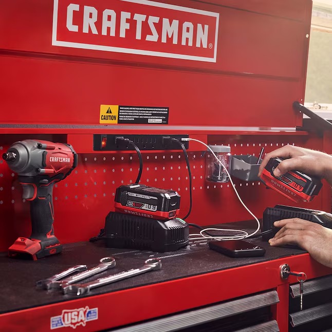 CRAFTSMAN CMST98272RB 2000 Series 51.5-Inches W x 24.7-Inches H x 16-Inches D 8 -Drawer Steel Tool Chest ( Red )16_11zon