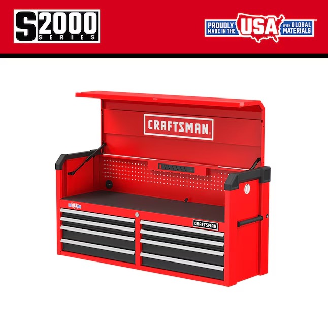 CRAFTSMAN CMST98272RB 2000 Series 51.5-Inches W x 24.7-Inches H x 16-Inches D 8 -Drawer Steel Tool Chest ( Red )2_11zon