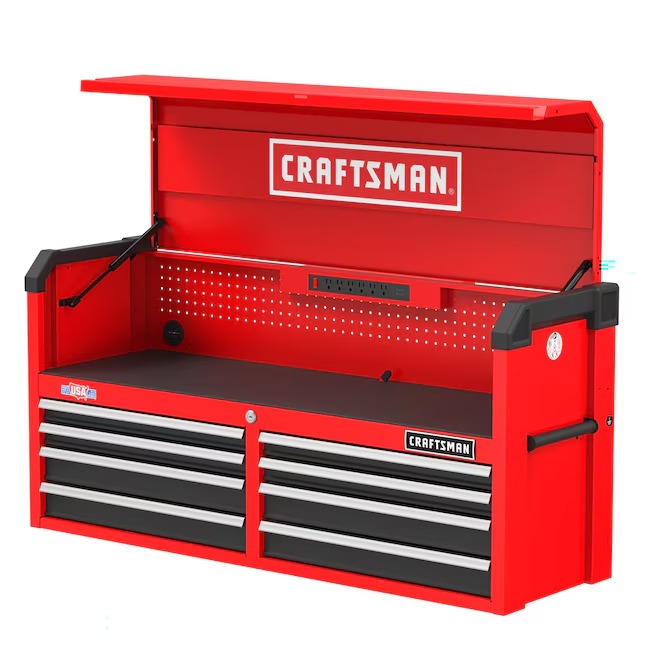 CRAFTSMAN CMST98272RB 2000 Series 51.5-Inches W x 24.7-Inches H x 16-Inches D 8 -Drawer Steel Tool Chest ( Red )_11zon CRAFTSMAN CMST98272RB 2000 Series 51.5-Inches W x 24.7-Inches H x 16-Inches D 8 -Drawer Steel Tool Chest ( Red )