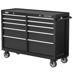 CRAFTSMAN CMST98273BK 2000 Series 52-Inches W x 37.5-Inches H 10 -Drawer Steel Rolling Tool Cabinet ( Black )