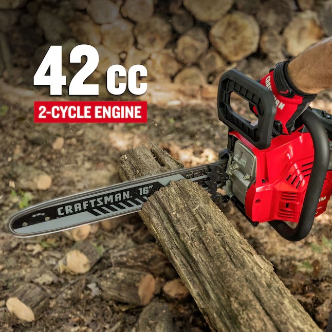 CRAFTSMAN S1600 42-cc 2-cycle 16-in Gas Chainsaw (CMXGSAMY42N6)4_11zon