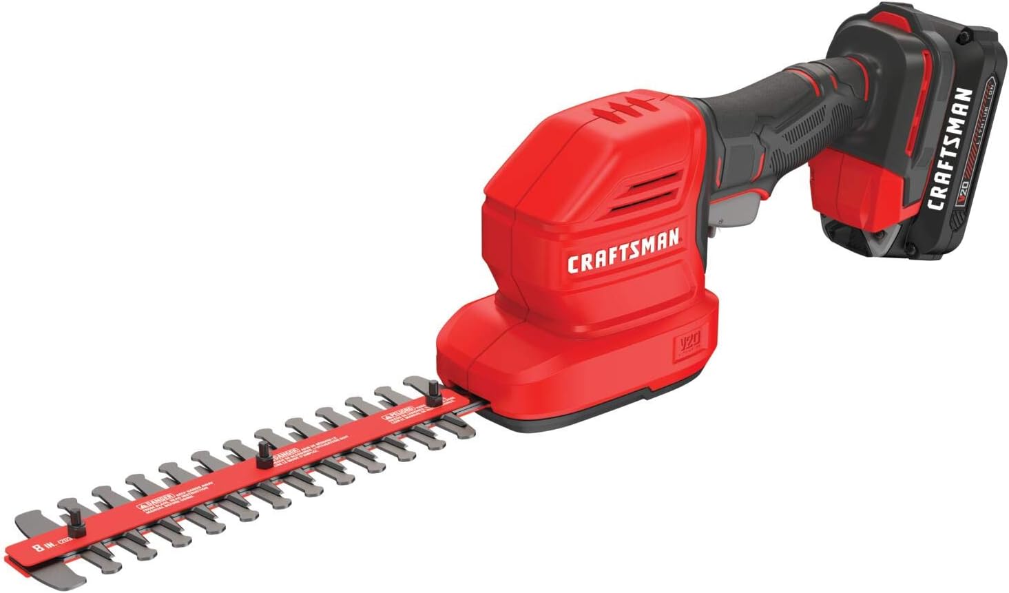CRAFTSMAN V20 Cordless Handheld Grass Trimmer and Mini Hedge Trimmer Kit (CMCSS800C1)0