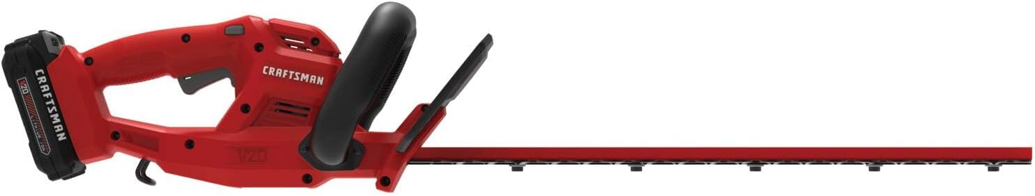 CRAFTSMAN V20 Cordless Hedge Trimmer, 20 inch, Battery and Charger Included (CMCHT810C1)0