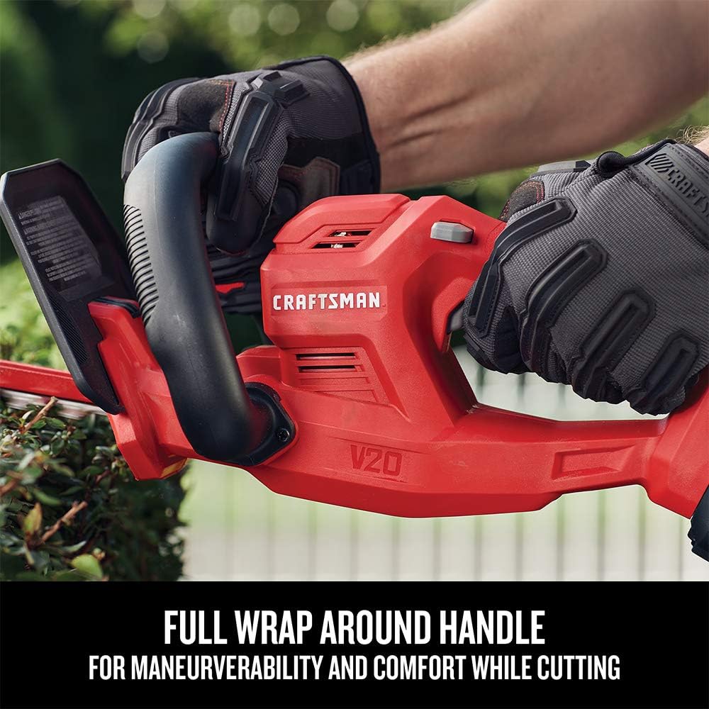 CRAFTSMAN V20 Cordless Hedge Trimmer, 20 inch, Battery and Charger Included (CMCHT810C1)5