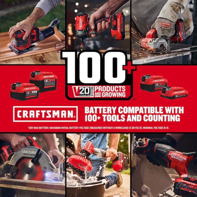 CRAFTSMAN V20 Pole Chainsaw, Cordless, Tool-Only (CMCCSP20B)13_11zon