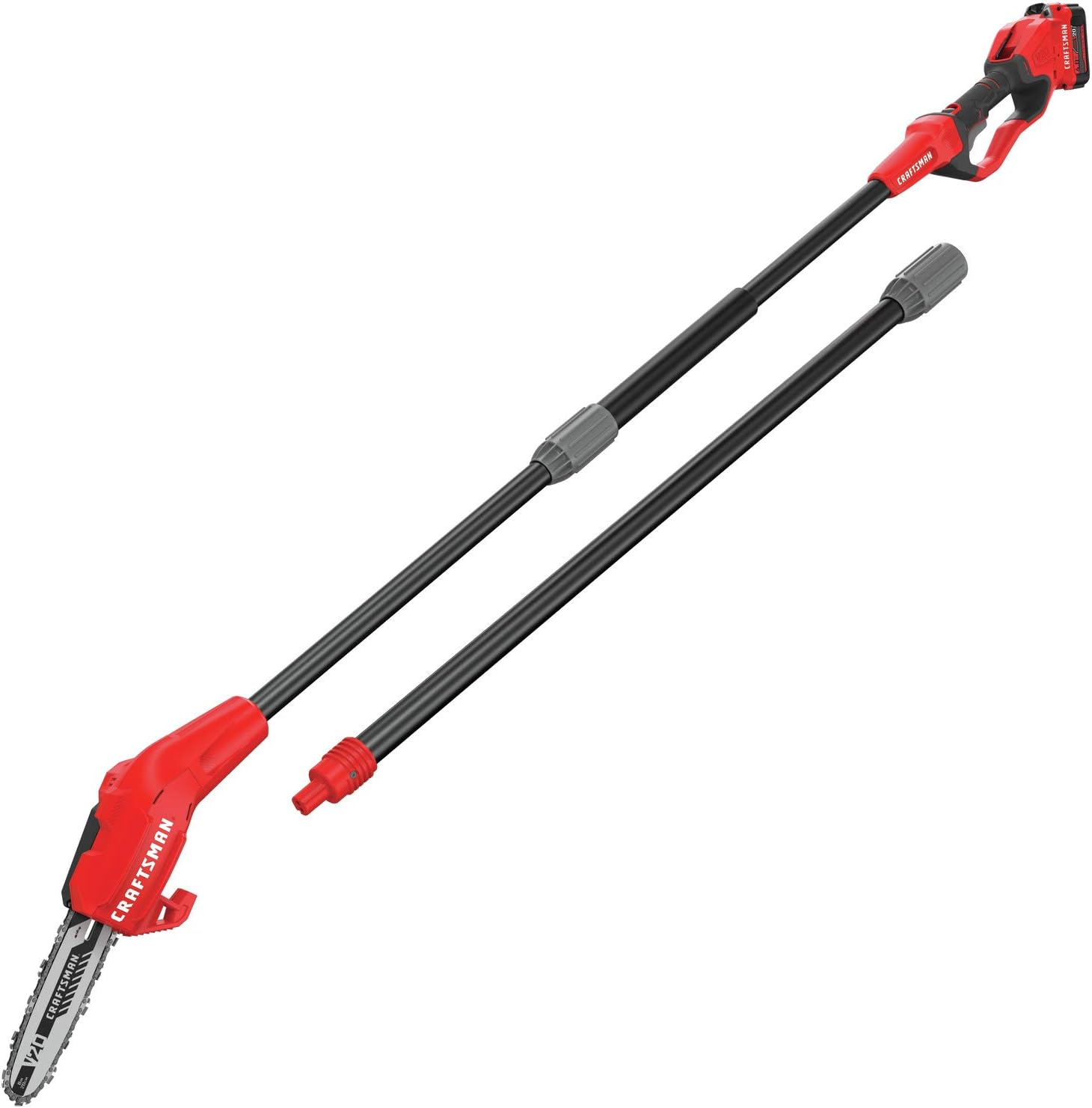 CRAFTSMAN V20 Pole Saw, Cordless, 14-Foot, 4.0Ah, Battery and Charger Included (CMCCSP20M1) CRAFTSMAN V20 Pole Saw, Cordless, 14-Foot, 4.0Ah, Battery and Charger Included (CMCCSP20M1)