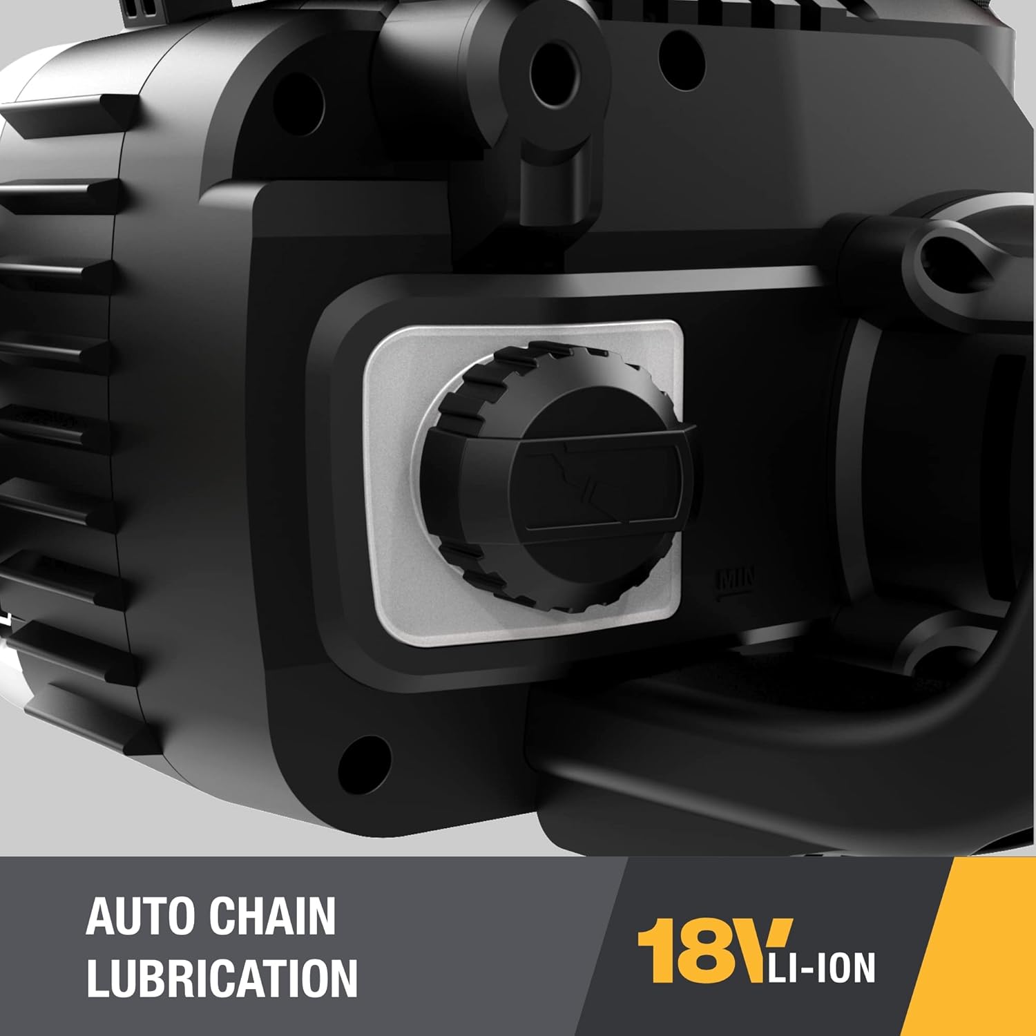 Cat DG230 18V Brushless 12” Chainsaw, Battery Chainsaw with Tool-Free Chain Tensioning, Electric Chainsaw Cordless with Inertia Chain Brake for Safety – Battery & Charger Included-